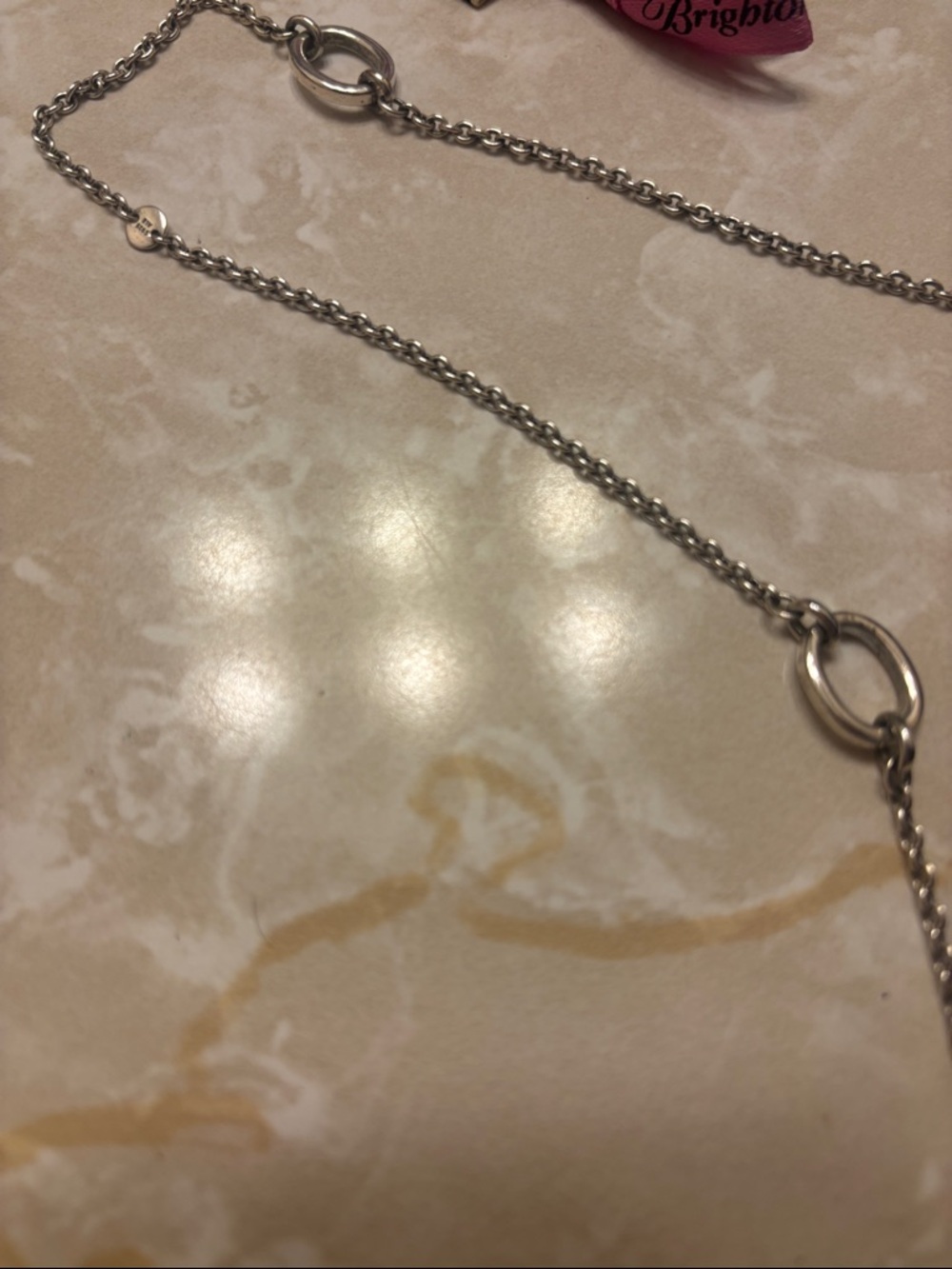 Pandora knotted heart long Necklace - Picture 4 of 7